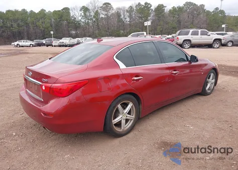 2014 Infiniti Q50 from USA, damaged, VIN JN1BV7AP4EM673343